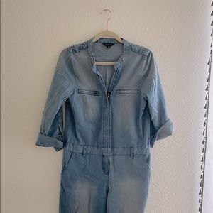 Vintage soft denim jumpsuit